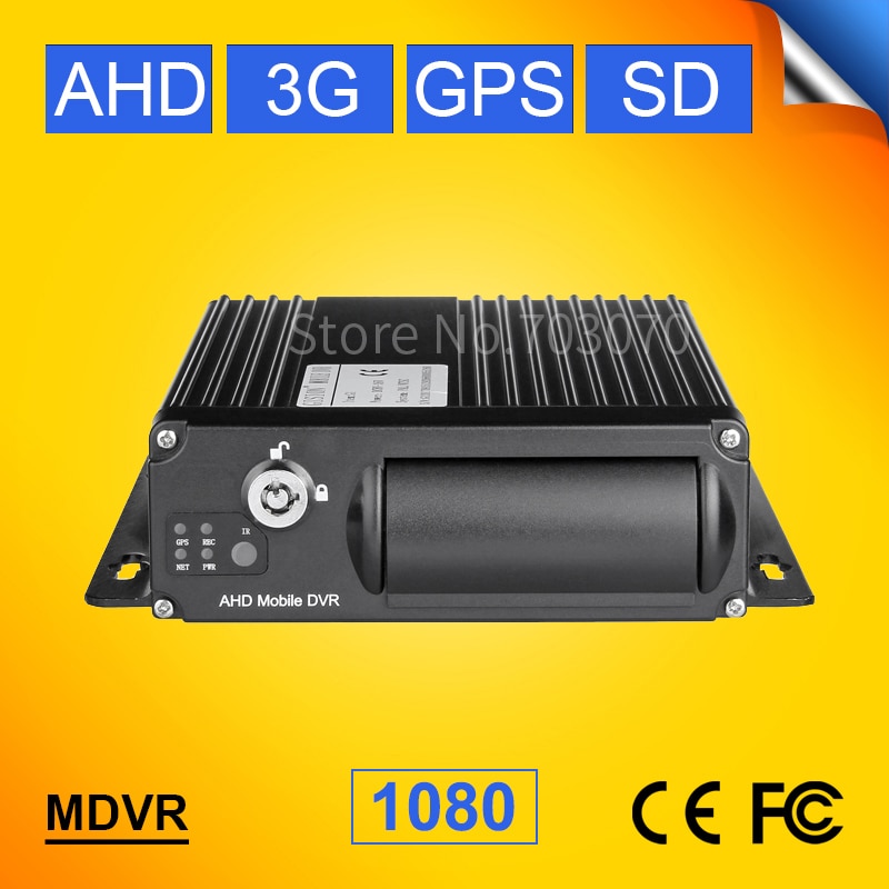 GPS ƮĿ AHD 1080p H.264 ǽð SD ڵ   DVR ,3G ¶ 4CH / ǽð  ڵ MDVR I/O ˶